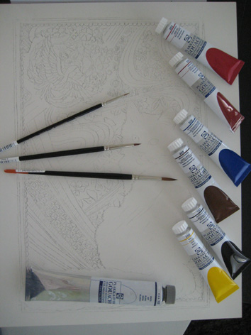 gouache paints