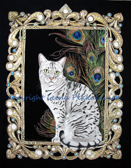 Egyptian Mau painting