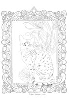 Egyptian Mau drawing