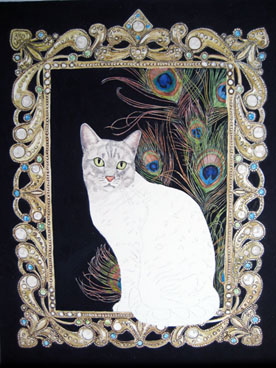 Egyptian Mau painting almost ready