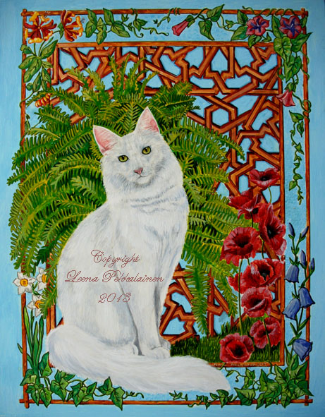 Portrait of a cat - Snowi