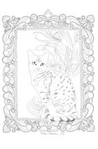 Egyptian Mau drawing